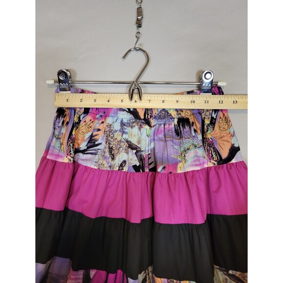 VTG 80s Ruffle Collection Square Dancing Skirt Womens *M* 24" Waist Full Block - Picture 6 of 9